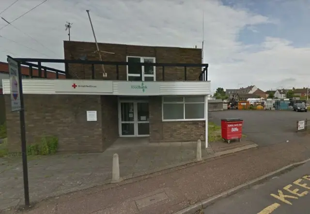 Foodbank premises in King's Lynn