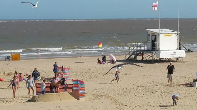 Lowestoft beach