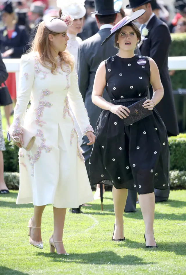 Princess Beatrice and Eugenie