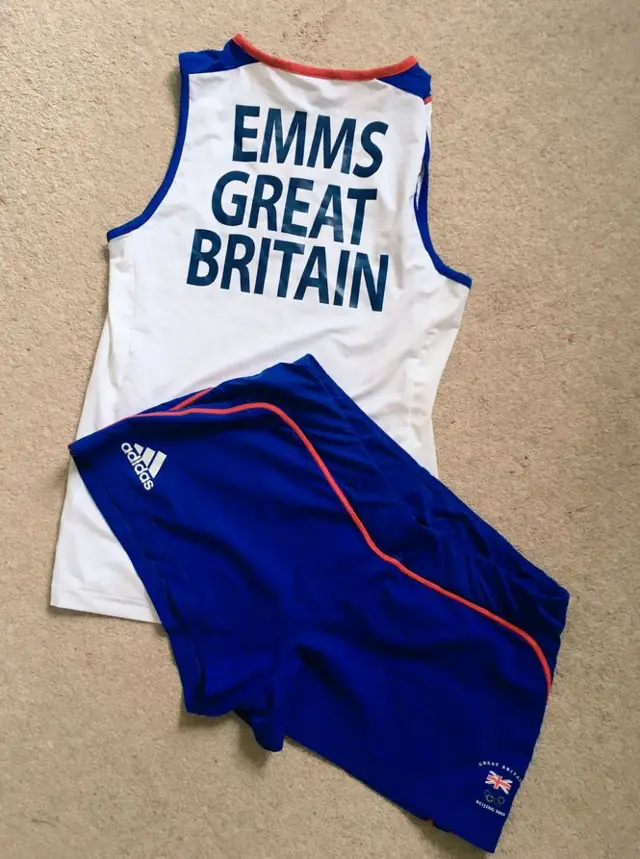 Gail Emms Olympic kit