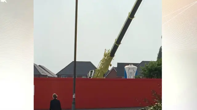 Crane in Crewe