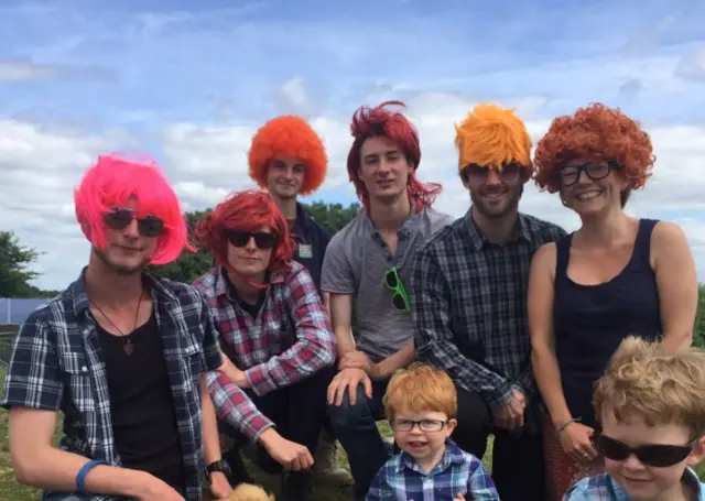 Easton & Otley students dressed as Ed Sheeran