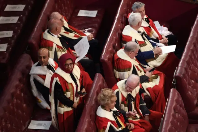 Peers ahead of Queen's Speech