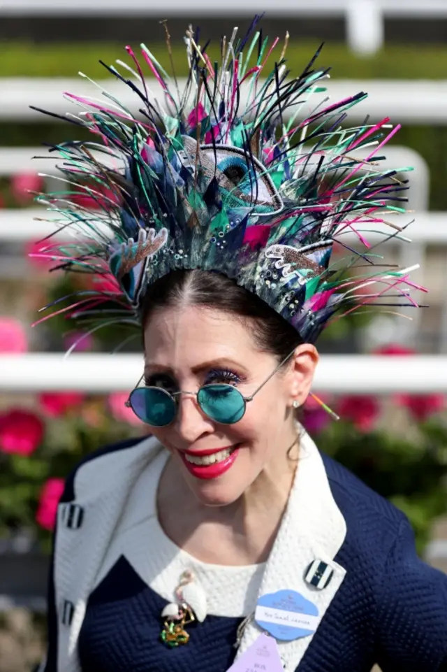 Feathered hat