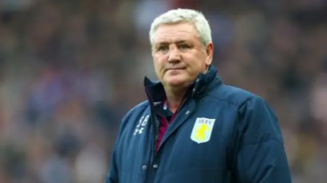 Aston Villa manager Steve Bruce