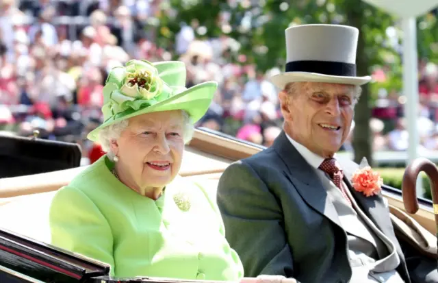 The Queen and Duke of Edinburgh