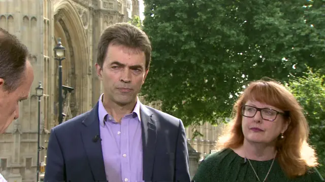 Tom Brake and Deirdre Brock