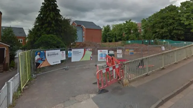 Bromford working on the former pub's site