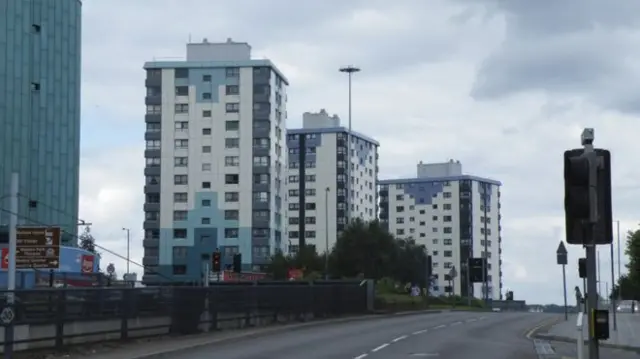 Tower blocks in Sheffield