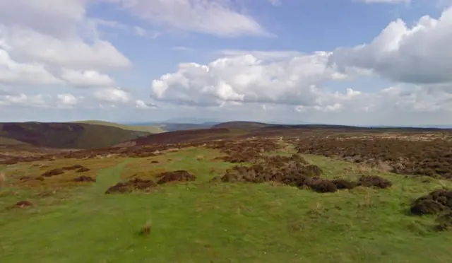 The Pole Cottage area of the Long Mynd