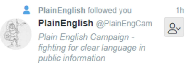 Twitter follow for local live writer