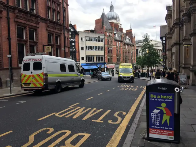 Queen Street in Nottingham