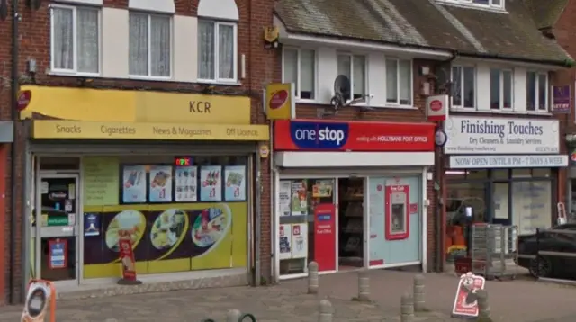 The Post Office in Kings Heath that was raided