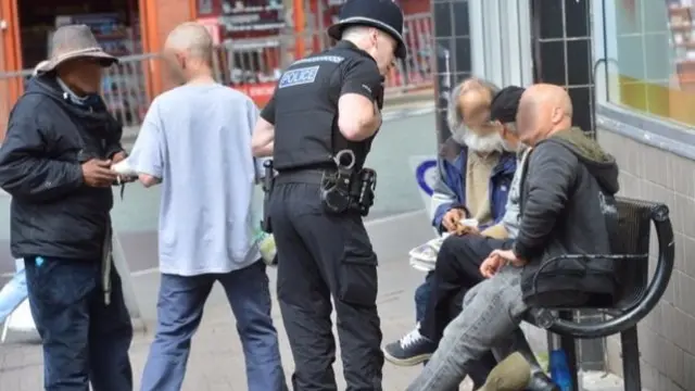 Police in Hanley