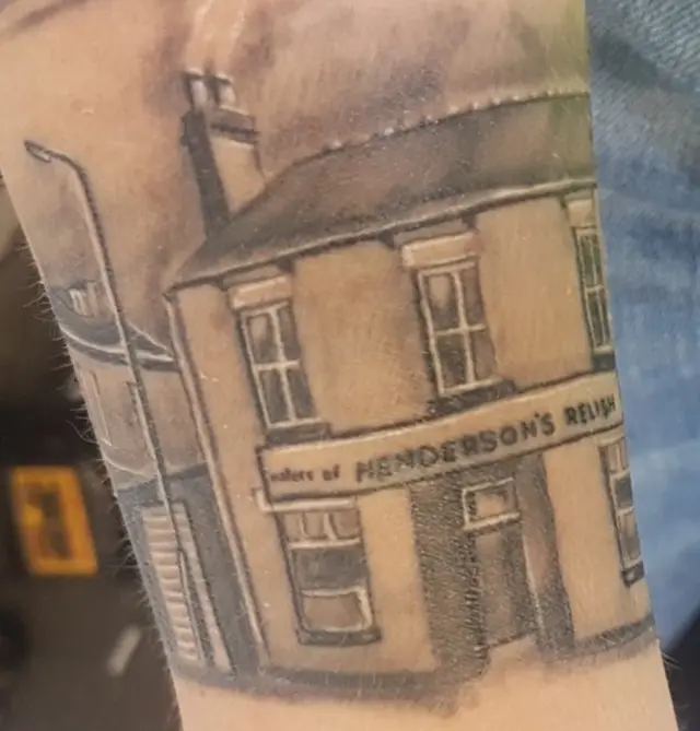 Henderson's Relish tattoo