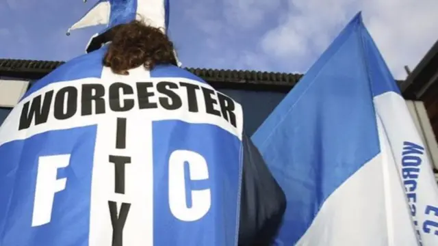 Worcester City FC flag