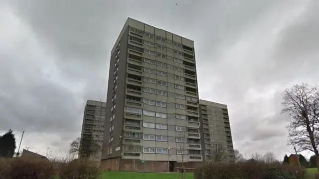 Tower block in Birmingham