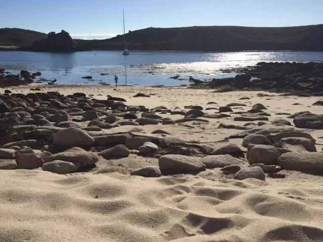 Scilly beach