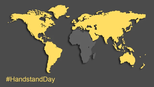 Handstand Day World Map