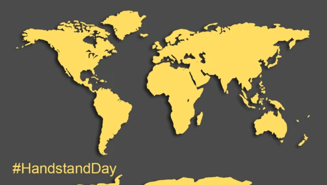 Handstand Day World Map