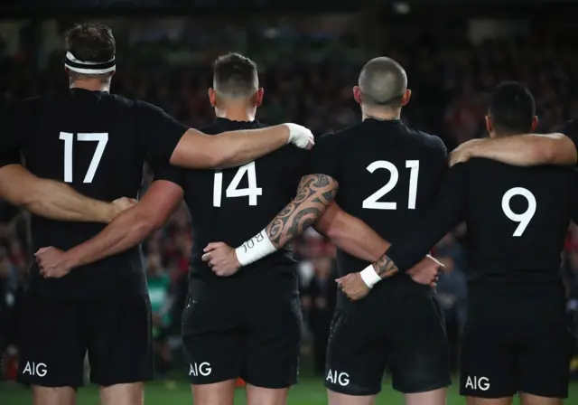 New Zealand players