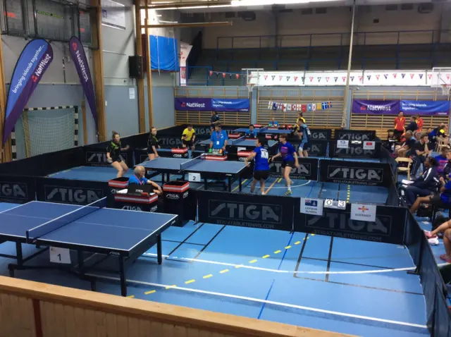 Table Tennis in Gotland 2017: Guernsey v Cayman Islands