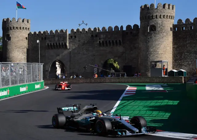 Lewis Hamilton and Sebastian Vettel