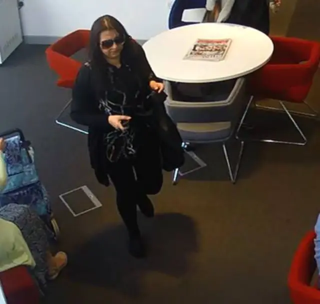 CCTV of wanted woman