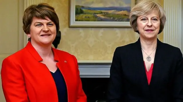 Arlene Foster and Theresa May