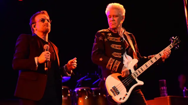 Bono and Adam Clayton