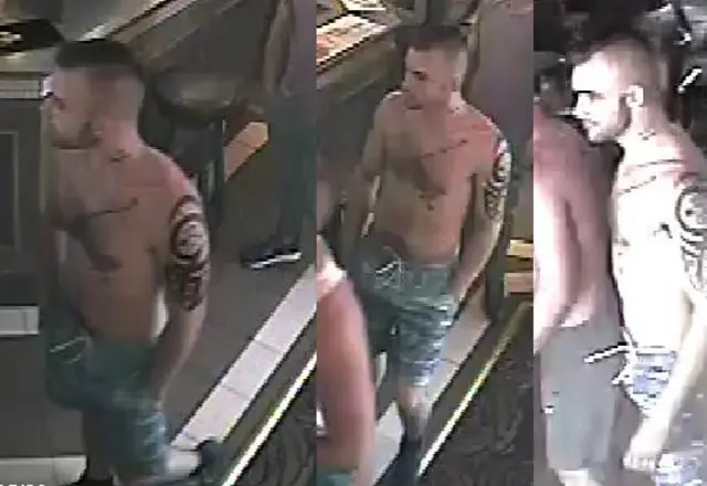 Suspect 4 on CCTV