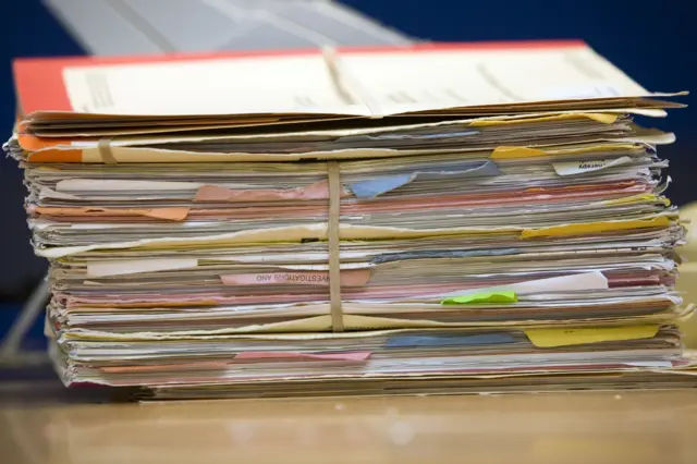 NHS patient files