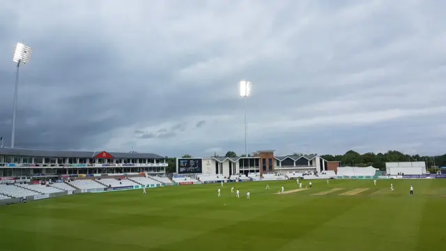 FLOODLIGHTS ON AT CHESTER-LE-STREET