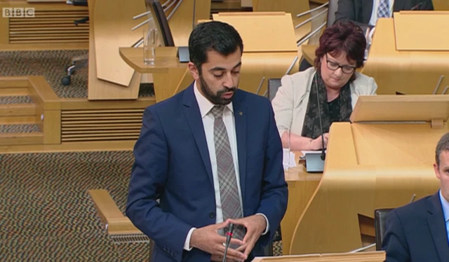 Transport Minister Humza Yousaf