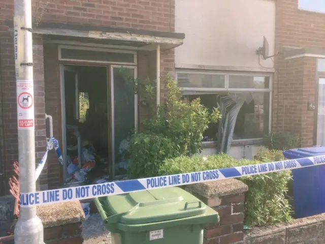 Fire at Stanley Street, Lowestoft