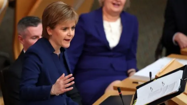 Ms Sturgeon will make a statement in the Scottish Parliament