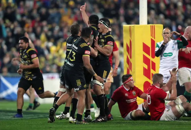 Vaea Fifita celebrates