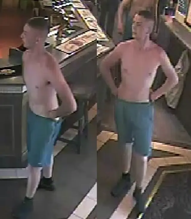 Suspect 3 on CCTV