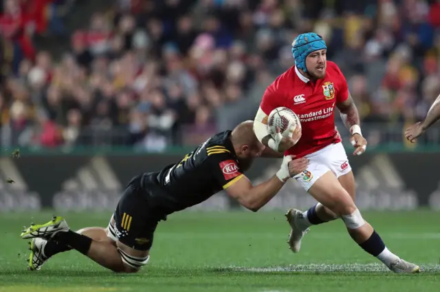 Jack Nowell is tackled