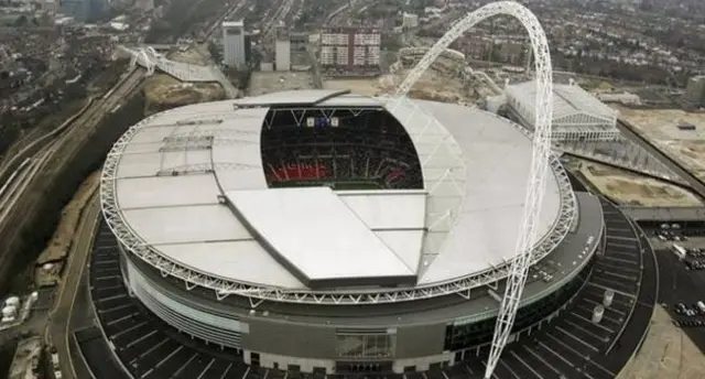 Wembley Stadium in North London