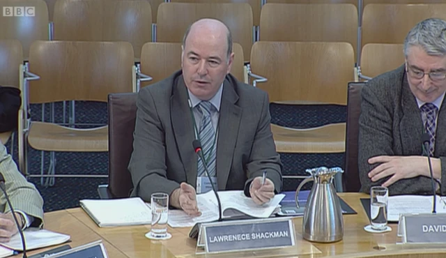 Lawrence Shackman from Transport Scotland