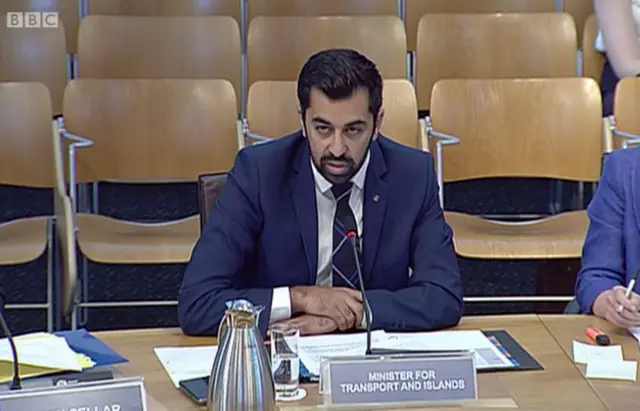 Transport Minister Humza Yousaf