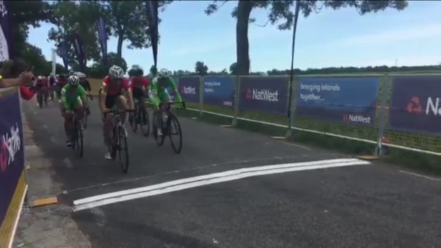 Cyclists in the women's road race