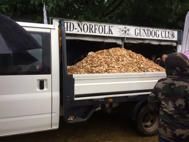 Woodchip lorry