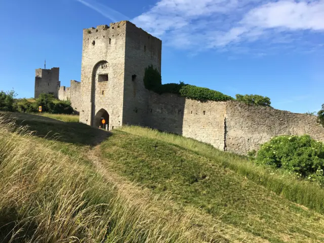 Medieval walls in Gotland