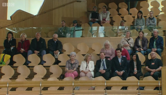 Former MSPs in the gallery