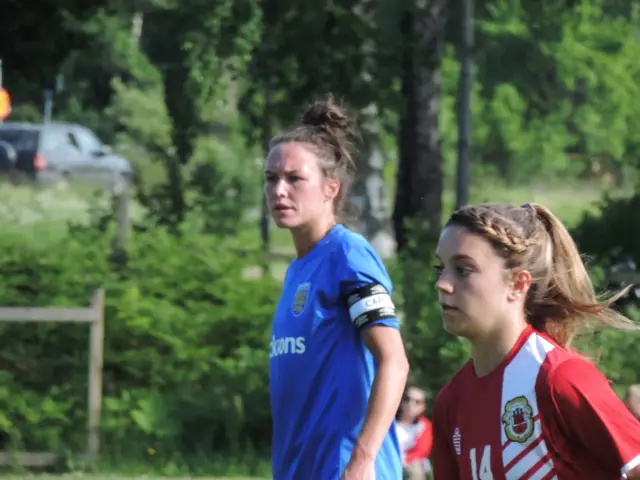 Jersey footballers in action