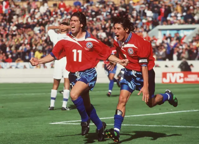 Ivan Zamorano and Marcelo Salas