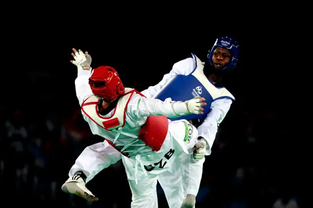 Taekwondo athletes