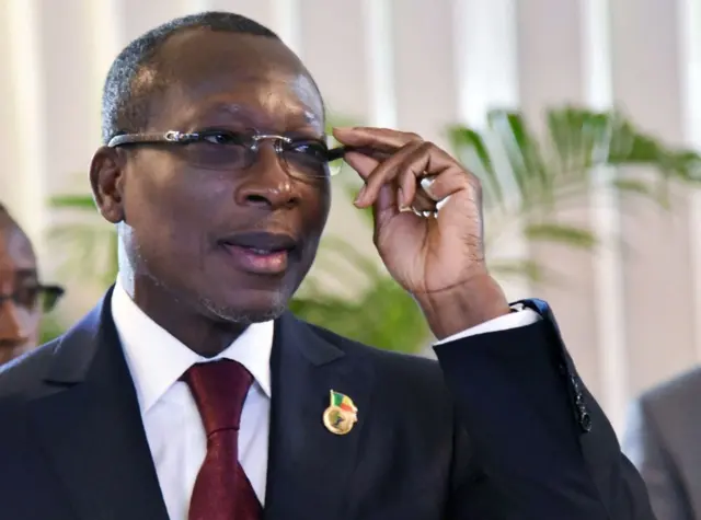 Benin's President Patrice Talon attends the opening of an extraordinary session of the West African Economic and Monetary Union zone (UEMOA) on April 10, 2017 in Abidjan